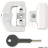 White Finish UPVC Window Locks Pack of 2