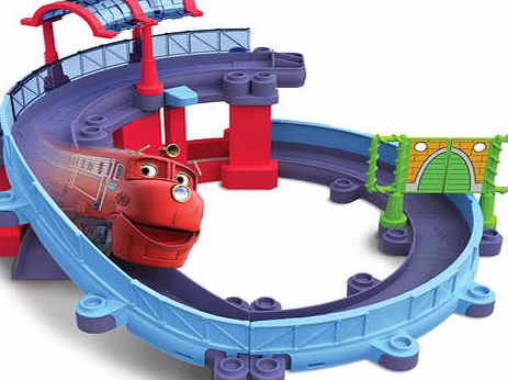 Chuggington Tomy Chuggington Chequered Station Set