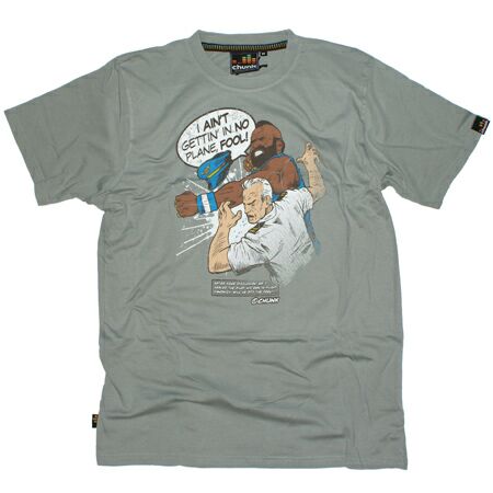 Flying Brawl Mid Grey T-Shirt