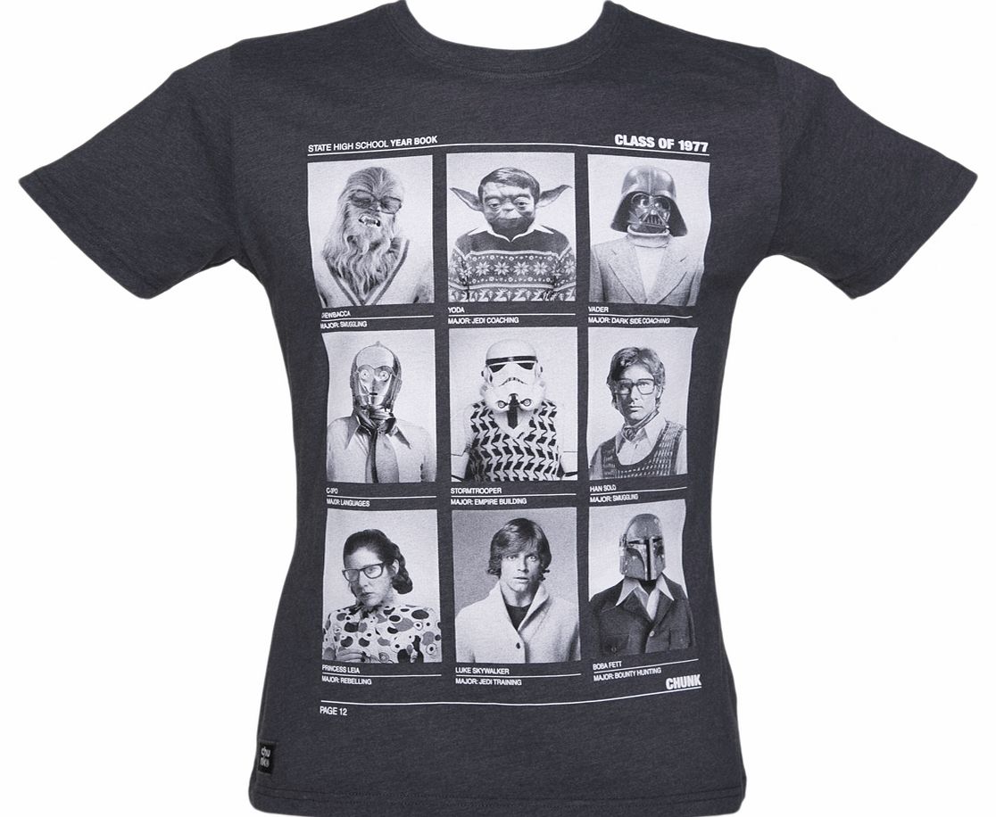 Mens Charcoal Class Of 77 Star Wars T-Shirt