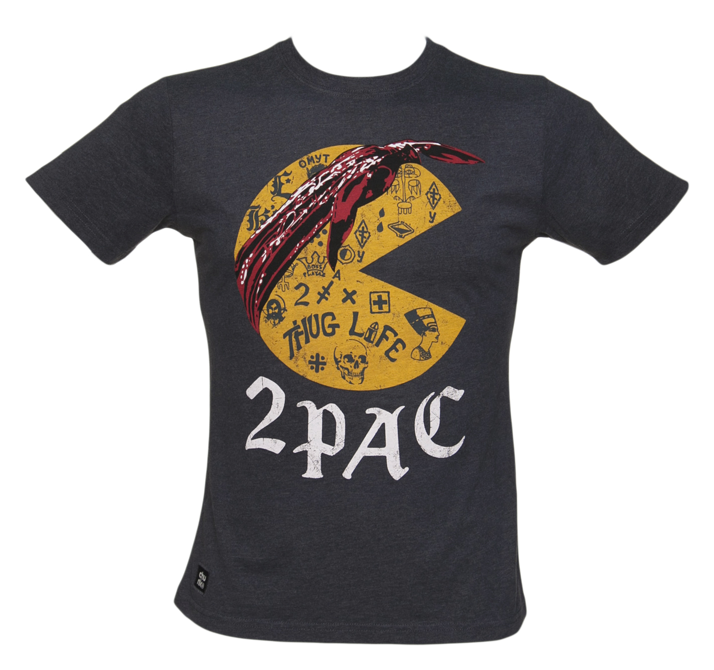 Mens Charcoal Marl 2 Pac T-Shirt from Chunk
