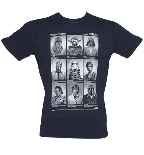 Chunk Mens Navy Class Of 77 Star Wars T-Shirt