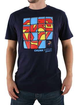 Navy Puzzle Phone Booth T-Shirt