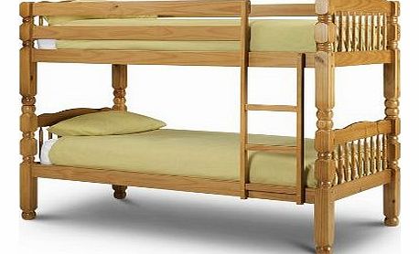 Chunky Standard Two Sleeper, 3ft, Solid THICK STRONG Pine Wood BUNK BED Frame