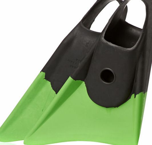 Churchill Makapuu Bodyboard Fins - Black/ Green