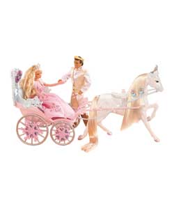 Cinderella Horse and Carriage plus Doll
