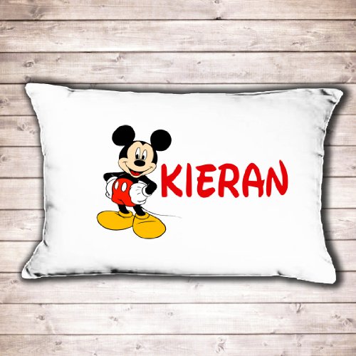 Cinnamon Bay Personalised mickey Mouse pillow case great birthday or christmas gift