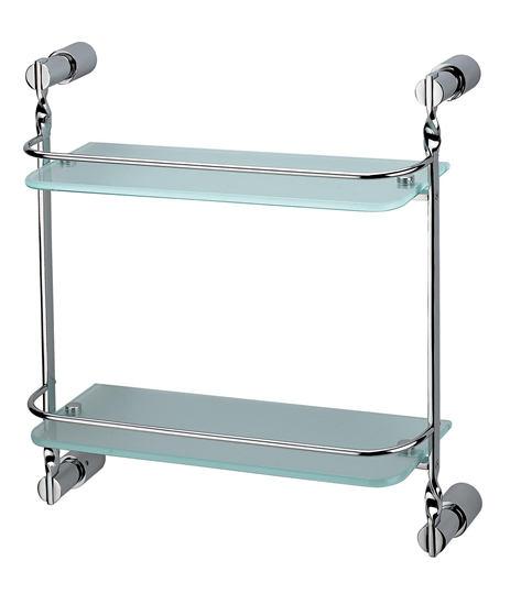 Cipini Dalston Double Toughened Glass Shelf