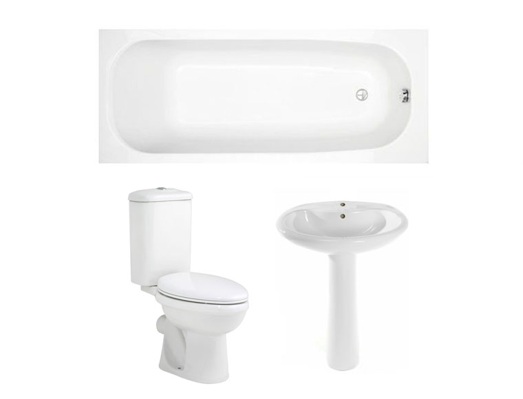 Cipini Elegant Starter Bathroom Suite Package