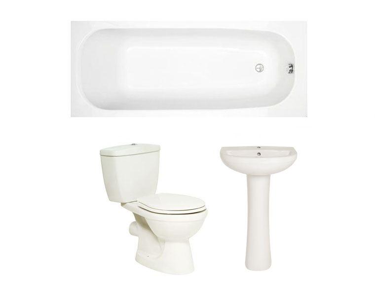 Cipini Rome Standard Bathroom Suite Package