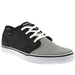 Circa Male Drifter Fabric Upper in Black and White, Blue
