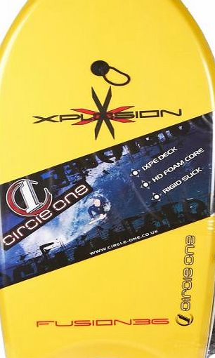 Circle One Fusion Yellow Bodyboard - 36 Inch