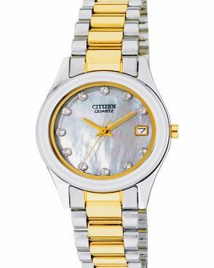 Ladies Two-Tone Stainless Steel