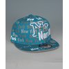 New York Text Cap (Turquoise)