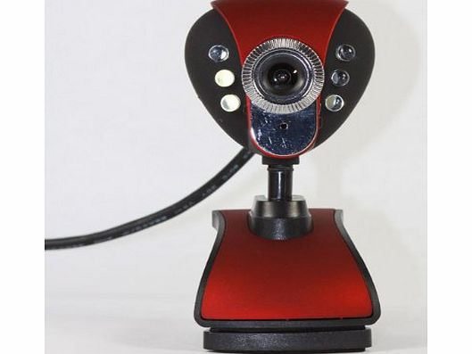 CKB Ltd ZARY - New 12 Megapixel Webcam Camera with Built-in Microphone amp; Built-in Adjustable LED Lights 