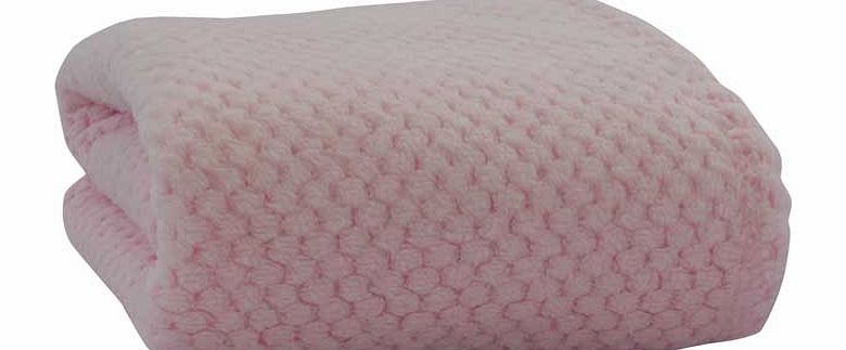 Clair de Lune Honeycomb Blanket - Pink