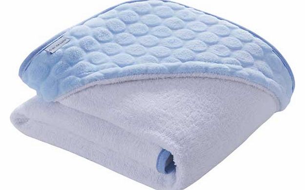 Marshmallow Hooded Towel - Blue