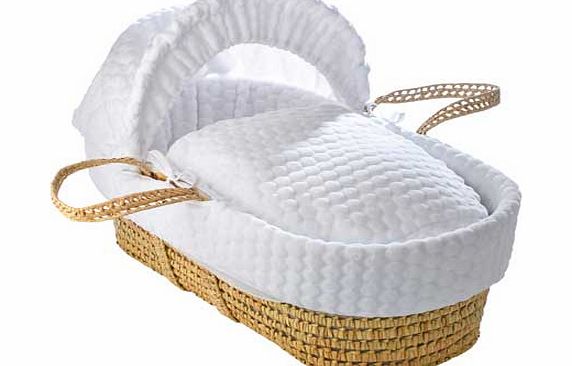 Marshmallow Palm Moses Basket -
