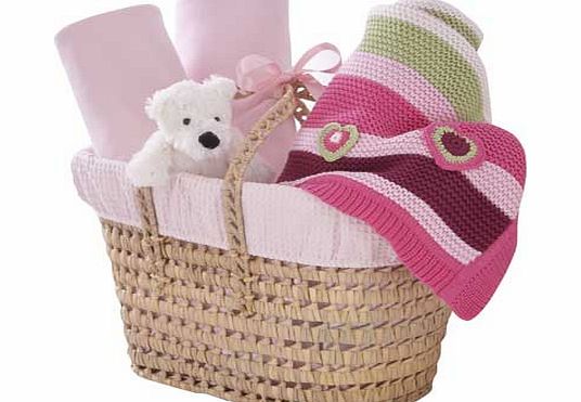 Polly Moses Gift Basket - Pink