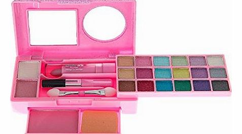 Claires Girls and Womens Pink Glitter Camera Cosmetics Set in Pink