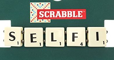 Scrabble Girls and Womens Scrabble Selfie Tile Bracelet in Cream