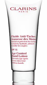 CLARINS AGE CONTROL HAND LOTION SPF15