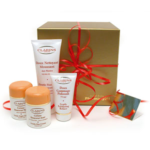 Clarins Gentle Face Gift Set - Size: 4 Items