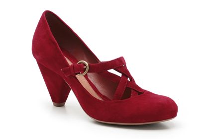 Clarks Band Box Red Suede