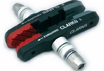 Clarks CPS301 V-Brake Pads Cycle Component - Black, 72 mm