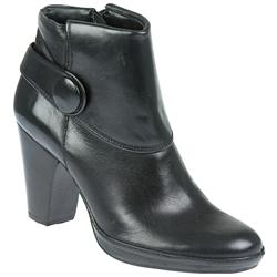 Female Library Fine Leather Upper Leather/Textile Lining in Black, Taupe