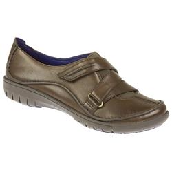 Female Un Ritz Leather Upper Leather Lining Casual Shoes in Walnut