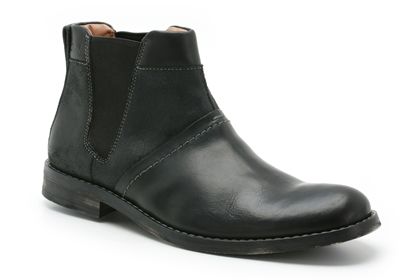 Clarks Getit Boot Black Leather