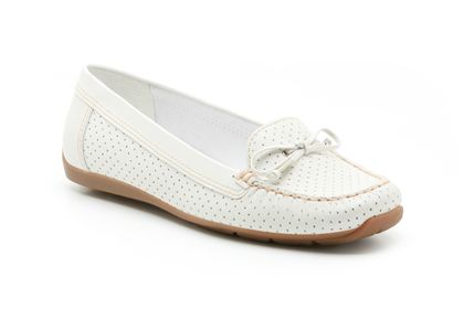Clarks Hill Rush White Leather