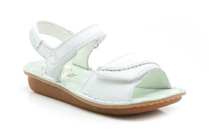 Clarks Home Girl Inf White Leather