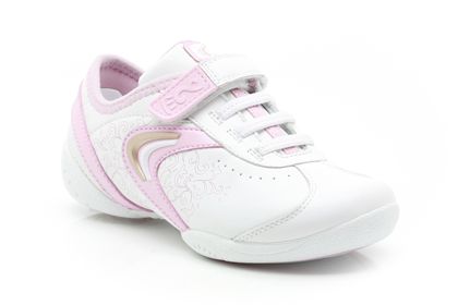 Clarks Inf Activeyoga White/Pink Leather