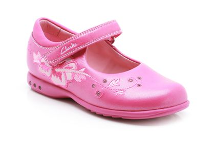 Clarks Isadora Pre Hot Pink Leather