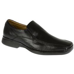 Clarks Male Flint Switch Leather Upper Leather/Textile Lining in Black