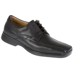 Clarks Male Flint Ups Leather Upper Leather/Textile Lining in Black
