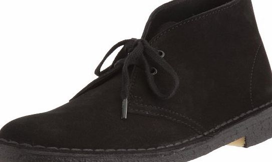 Clarks Originals Desert Boot, Womens Loafer Flats, Black (Noir (Black Sde)), 3.5 UK