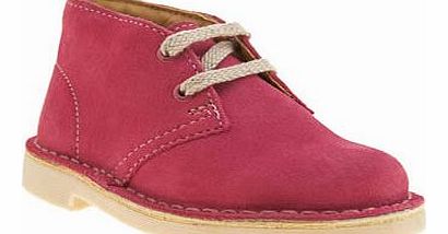kids clarks originals pink desert boot girls