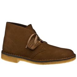 Clarks Originals Male Desert Boot Suede Upper Casual Boots in Brown