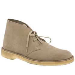 Male Desert Boot Suede Upper Casual Boots in Natural - Honey