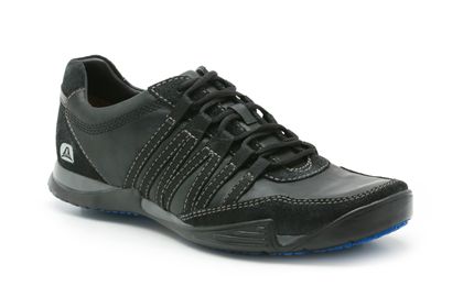 Clarks Pelican Lace Black Leather