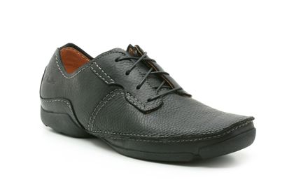 Clarks Relax Day Black Leather