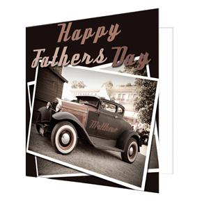 Classic Car Fathers Day Card