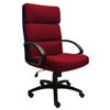 Executive Hi Back Fabric Chair - Burgundy