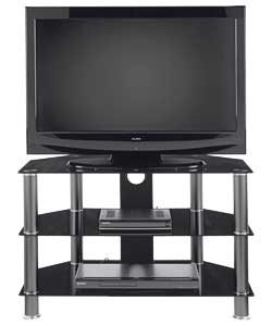 Flat Panel up to 42 Inch TV Stand - Black