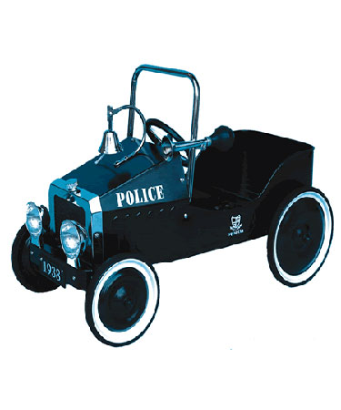 Classic Pedal Cars POLICE Pedal Car.