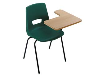 Classic poly writing tablet chairs