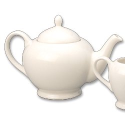 classic White Tea Pot